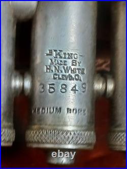 Vintage King H. N. White Cornet With Box