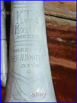 Vintage King H. N. White Cornet With Box