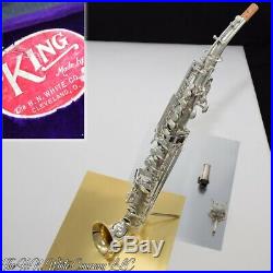 Vintage King H. N. White Saxello Soprano Saxophone Super Star