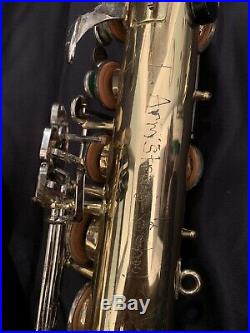 Vintage King H. N. White Zephyr Baritone Saxophone New Pads, NO Neck