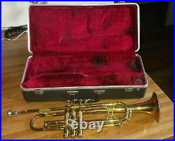 Vintage King Liberty Brass Trumpet Early 1950's Jet Tone Mouthpiece + Case
