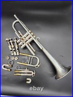 Vintage King Super 20 Bb Trumpet, silver