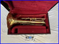 Vintage King U. S. A. Flugabone/marching Trombone + Case