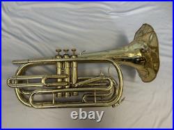 Vintage King U. S. A. Flugabone/marching Trombone + Case