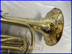 Vintage King U. S. A. Flugabone/marching Trombone + Case