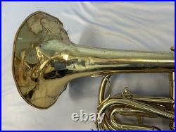 Vintage King U. S. A. Flugabone/marching Trombone + Case