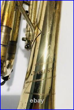 Vintage Majestic Trumpet 53872 Germany With Vintage Hard Case