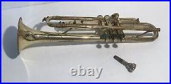 Vintage Majestic Trumpet 53872 Germany With Vintage Hard Case