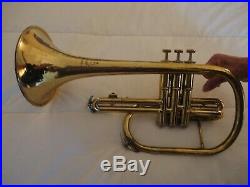 Vintage Martin Imperial Flugel Horn Orig Lac 80% No Case Or Mpc. Horn Only