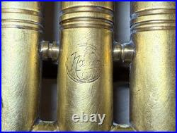 Vintage Nadir Ali brass cornet instrument trumpet horn. Nice condition