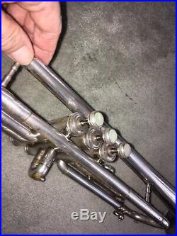 Vintage Silver Conn Trumpet 200XXX
