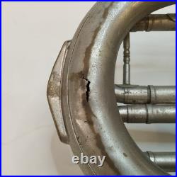 Vintage TULA Soviet Oval Alto Horn Eb Rare Rotary Valves USSR Brass Music