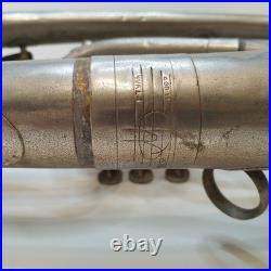 Vintage TULA Soviet Oval Alto Horn Eb Rare Rotary Valves USSR Brass Music
