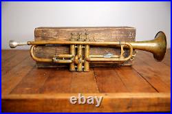 Vintage Trumpet Prima Tokan No 1 Mouthpiece instrument brass antique