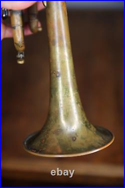 Vintage Trumpet Prima Tokan No 1 Mouthpiece instrument brass antique