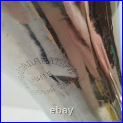 Vintage USSR Alto Horn Eb Saxhorn Soviet Brass Instrument Rare