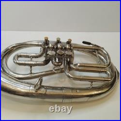 Vintage USSR Alto Horn Eb Saxhorn Soviet Brass Instrument Rare