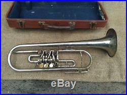 Vintage USSR Brass Pipe Tuba Case 1962