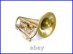 Vintage USSR Trumpet KZRA Kiev 1960s Soviet Military Brass Instrument with Case