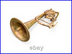 Vintage USSR Trumpet KZRA Kiev 1960s Soviet Military Brass Instrument with Case