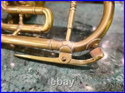 Vintage USSR Trumpet KZRA Kiev 1960s Soviet Military Brass Instrument with Case