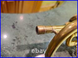 Vintage USSR Trumpet KZRA Kiev 1960s Soviet Military Brass Instrument with Case