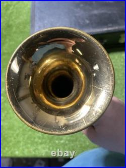 Vintage Vincent Bach Mercedes II Brass Trumpet withBach 7c Mouthpiece & Case Read