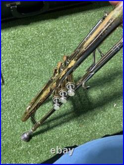 Vintage Vincent Bach Mercedes II Brass Trumpet withBach 7c Mouthpiece & Case Read