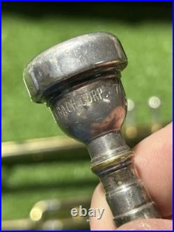Vintage Vincent Bach Mercedes II Brass Trumpet withBach 7c Mouthpiece & Case Read
