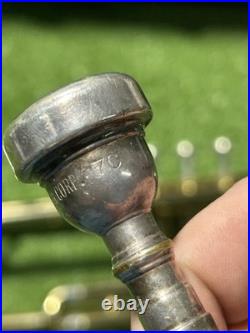 Vintage Vincent Bach Mercedes II Brass Trumpet withBach 7c Mouthpiece & Case Read