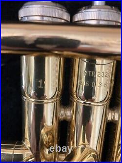 Vintage Yamaha YTR 2320 Brass Trumpet WithMouthpiece and Case FOR REPAIR READ