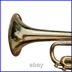 Vtg Olds Ambassador Bb Trumpet Gold Brass with Mouthpiece and Hard Case