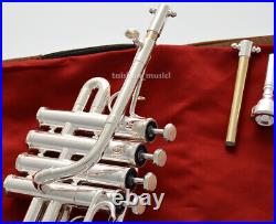 WEIBSTER Professional Piccolo Trumpet With 4 Piston Valve Bb/A WTR-P7