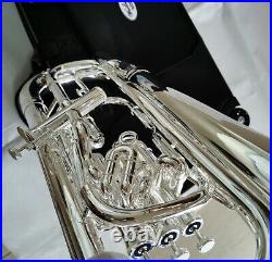 WEP-480S Bb Trigger Compensating Euphonium Silver Plated By WEIBSTER Musical