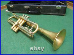 WeltKlang Exquisit Trumpet East Germany Refurbished Case and Bach 7C MP