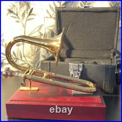 Wessex Piccolo Trombone, Brass Bugle Horn, Miniature Trombone