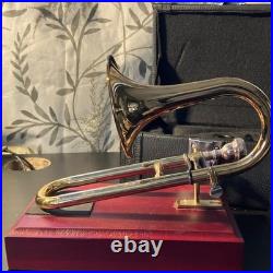 Wessex Piccolo Trombone, Brass Bugle Horn, Miniature Trombone