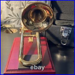 Wessex Piccolo Trombone, Brass Bugle Horn, Miniature Trombone