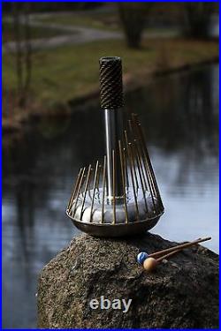 Whalophone Turtle Drums classic waterphone 24 brass rods! Bag & mallets FREE