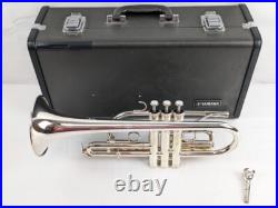 YAMAHA Silver CORNET YCR-2310 III with Carry Case & Mouthpiece (EC3029762)