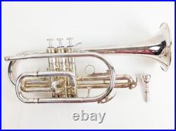 YAMAHA Silver CORNET YCR-2310 III with Carry Case & Mouthpiece (EC3029762)