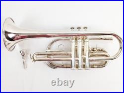 YAMAHA Silver CORNET YCR-2310 III with Carry Case & Mouthpiece (EC3029762)