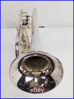 YAMAHA Silver CORNET YCR-2310 III with Carry Case & Mouthpiece (EC3029762)