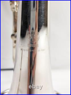 YAMAHA Silver CORNET YCR-2310 III with Carry Case & Mouthpiece (EC3029762)