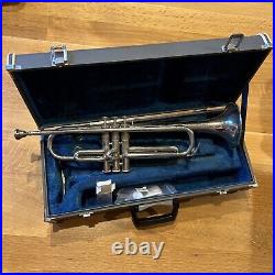 YAMAHA Trumpet YTR-135 Nickel Plating With Case/ New Oil USED Student Fast Ship