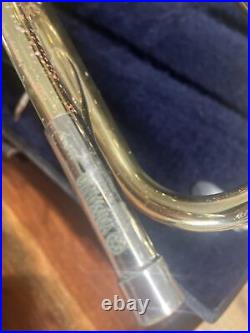 YAMAHA Trumpet with Hard Case Silver Nickel Mouthpeace