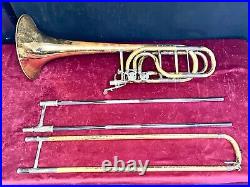 YAMAHA YBL-613H bass trombone? Double Rotor? Plays Amazing