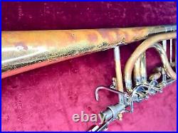 YAMAHA YBL-613H bass trombone? Double Rotor? Plays Amazing