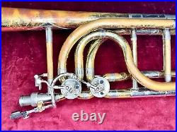 YAMAHA YBL-613H bass trombone? Double Rotor? Plays Amazing