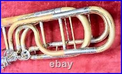 YAMAHA YBL-613H bass trombone? Double Rotor? Plays Amazing